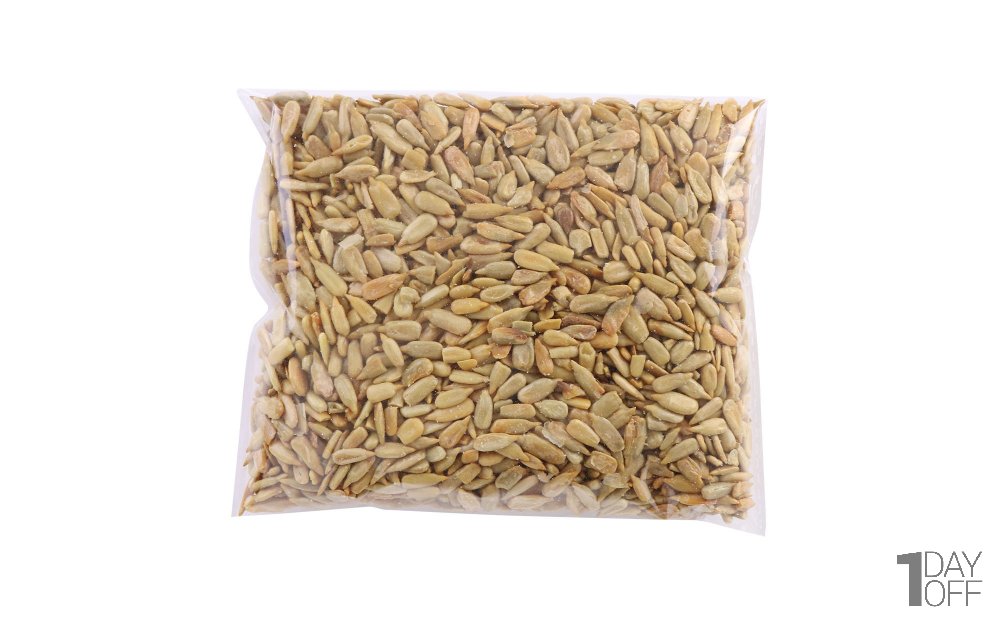 مغز تخمه آفتابگردان بوداده نمکی مقدار 200 گرم - نمکی / در بستهبندی نایلونی