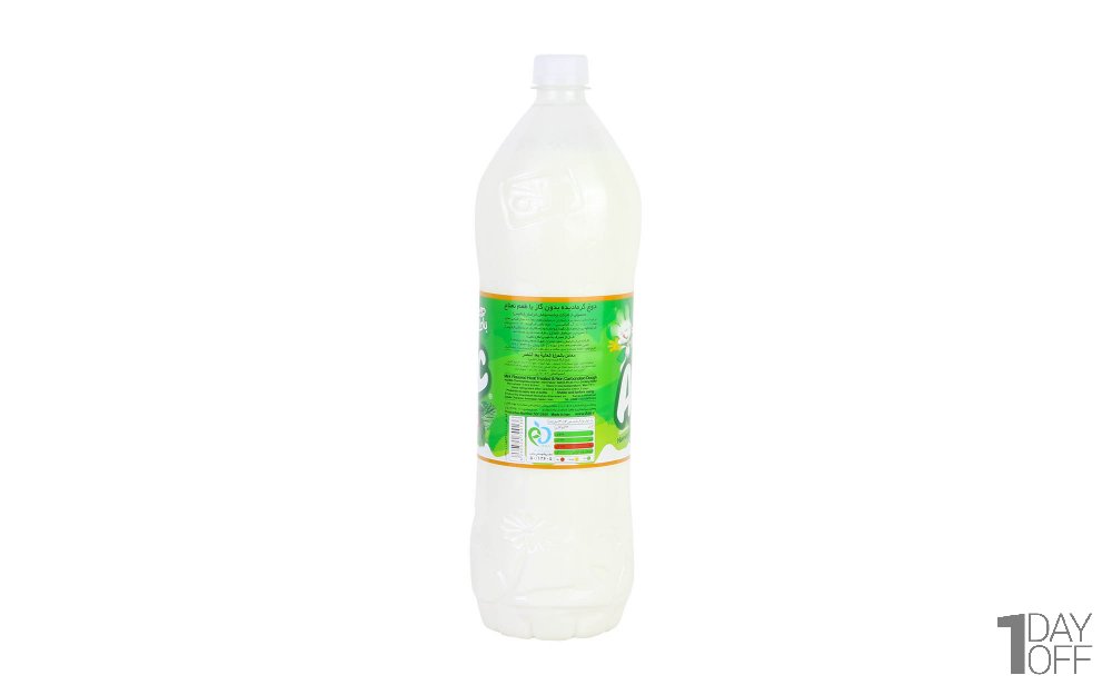 دوغ گرمادیده بدون گاز با طعم نعنا عالیس مقدار 1.5 لیتر