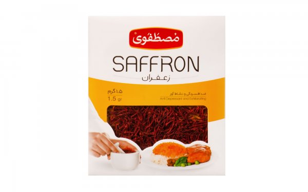 زعفران درجه یک مصطفوی نایلونی مقدار 1.5 گرم