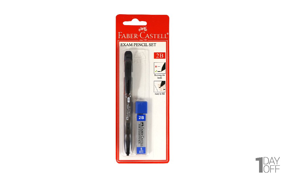 ست مدادنوکی تست‌زنی و نوک مداد نوکی 2B فابر کاستل (Faber Castell)