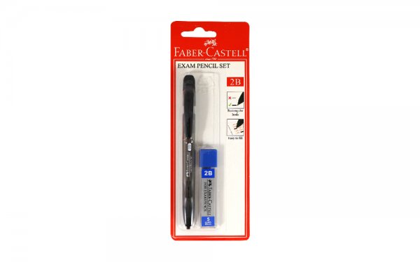ست مدادنوکی تست‌زنی و نوک مداد نوکی 2B فابر کاستل (Faber Castell)