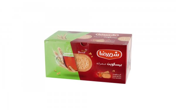 بیسکویت ساده شیررضا مقدار 1.1 کیلوگرم