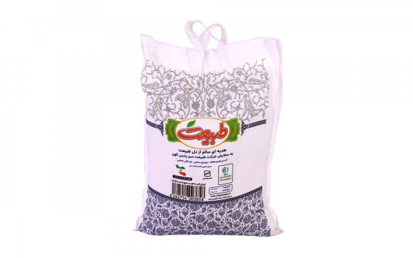 برنج ایرانی هاشمی ممتاز طبیعت مقدار 5 کیلوگرم