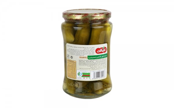 خیارشور قلمی اصالت مقدار 680 گرم