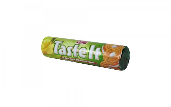 بیسکویت Taste It کرم‌دار موزی شیرین‌عسل مقدار 120 گرم