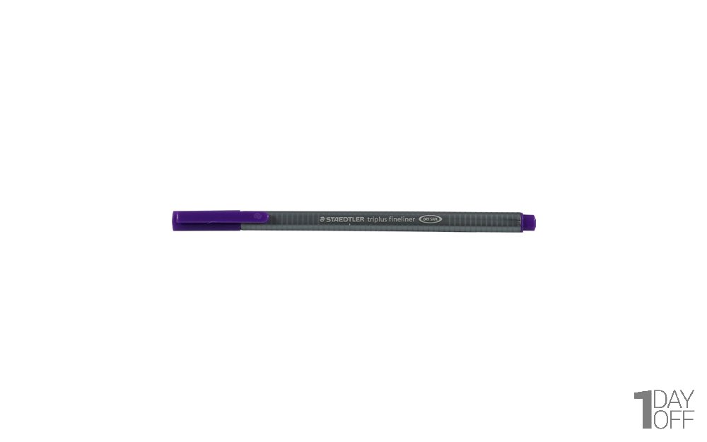 روان‌نویس استدلر (Staedtler) مدل Triplus Fineliner نوع نوک نمدی رنگ بنفش
