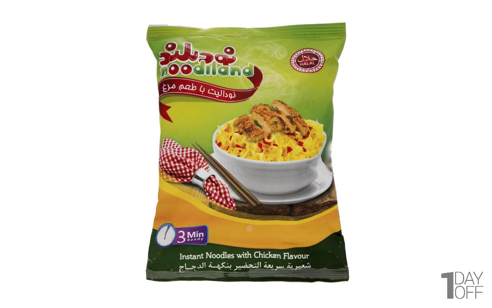 نودل با طعم مرغ نودیلند مقدار 75 گرم