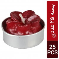شمع وارمر مدل گل انار بسته 25 عددی
