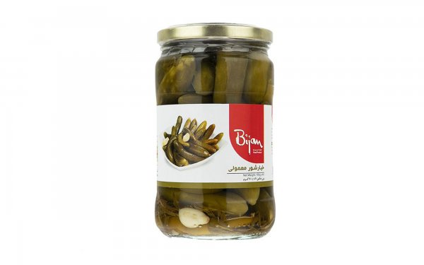 خیارشور معمولی بیژن مقدار 680 گرم