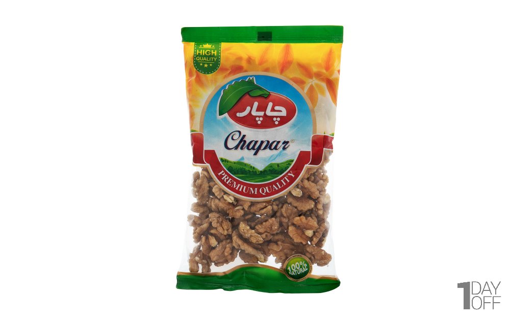مغز گردو چاپار مقدار 300 گرم