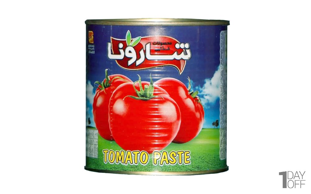رب گوجه‌فرنگی شارونا مقدار 800 گرم