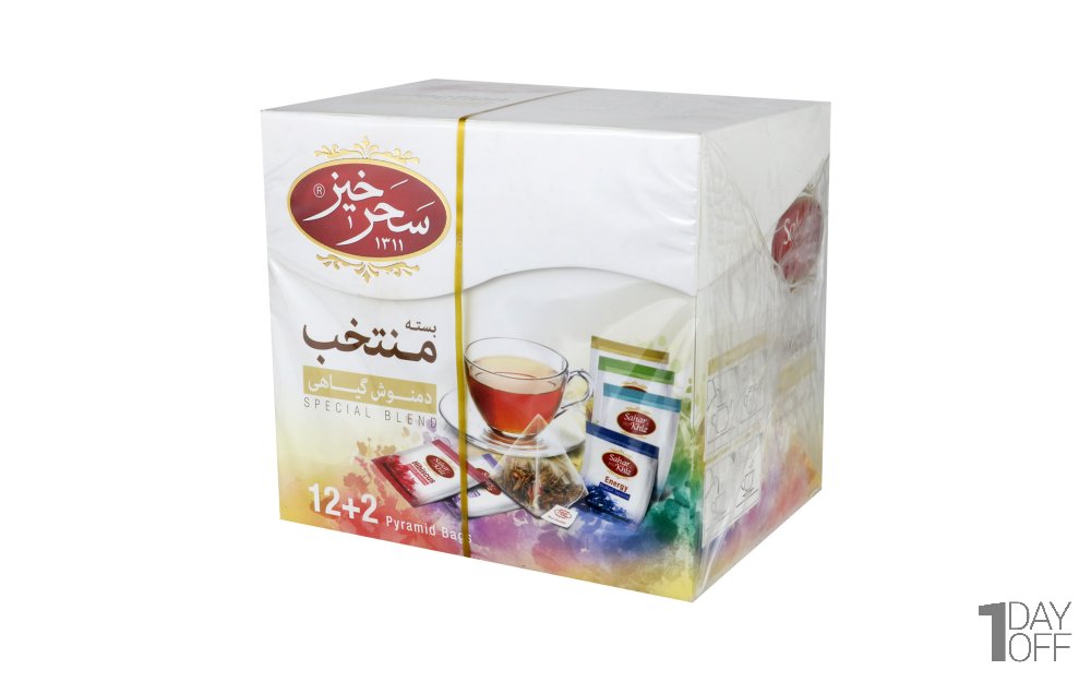 دمنوش کیسه‌ای منتخب سحرخیز بسته 14 عددی