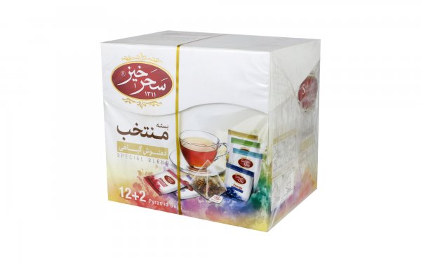 دمنوش کیسه‌ای منتخب سحرخیز بسته 14 عددی