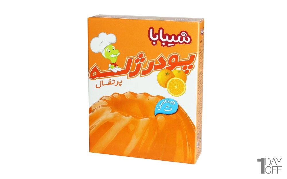 پودر ژله پرتقال شیبابا 100 گرم