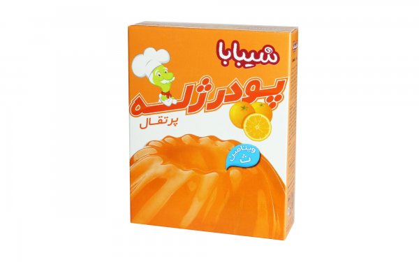 پودر ژله پرتقال شیبابا 100 گرم