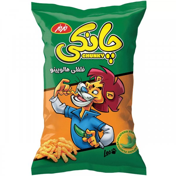 اسنک چانکی فلفل هالوپینو مزمز مقدار 90 گرم