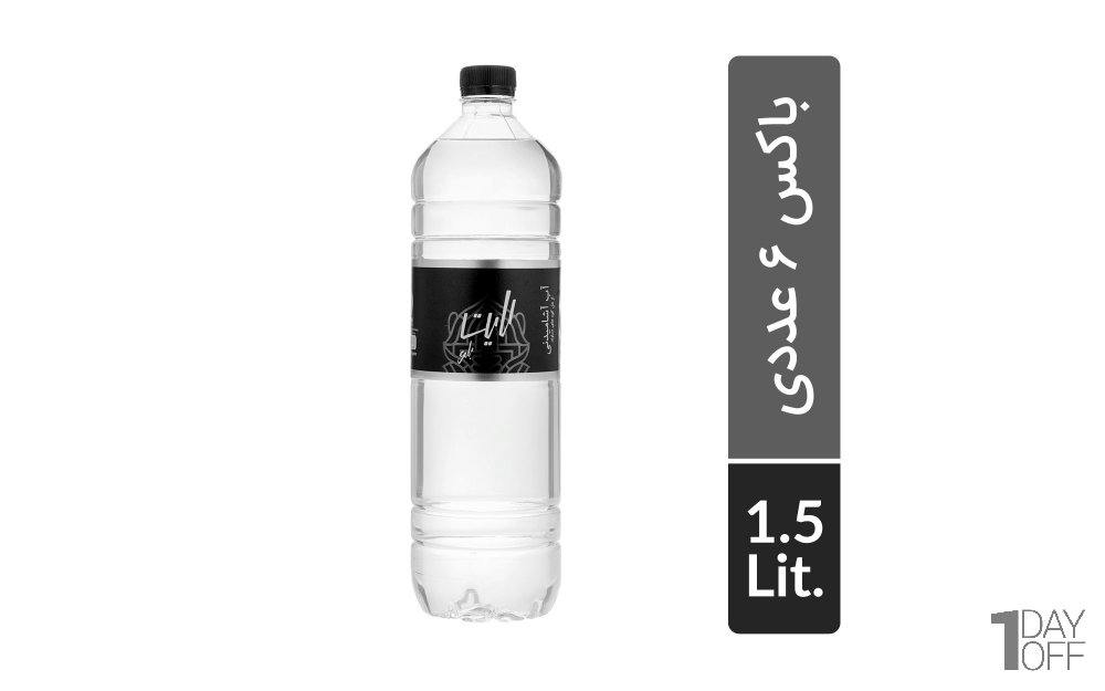 بسته 6 عددی آب آشامیدنی لایت‌بلو دماوند مقدار 1.5 لیتر