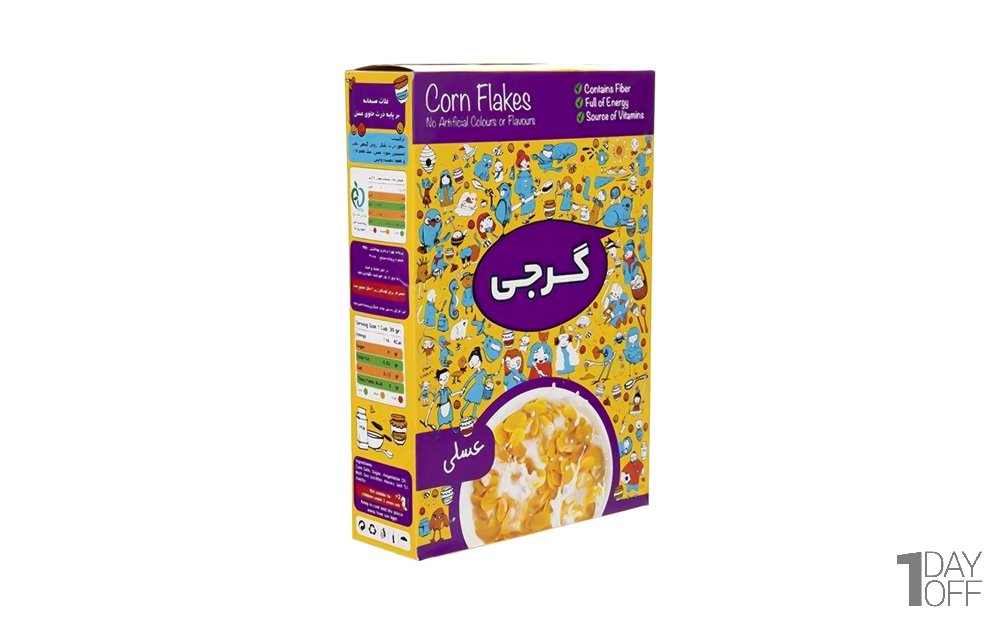 کورن‌فلکس عسلی گرجی مقدار 300 گرم