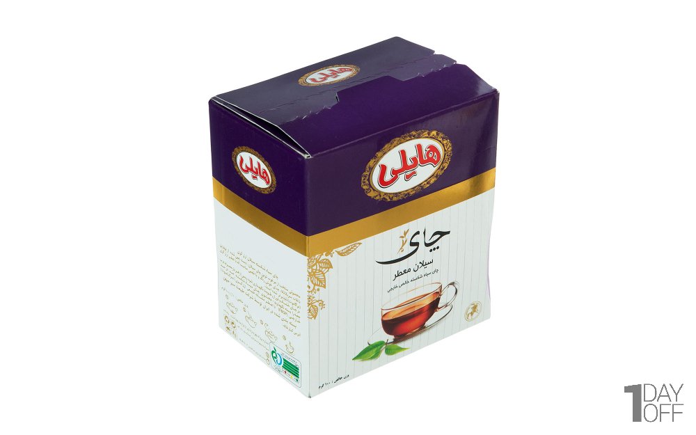 چای سیاه معطر سیلان ارل‌گری هایلی مقدار 100 گرم