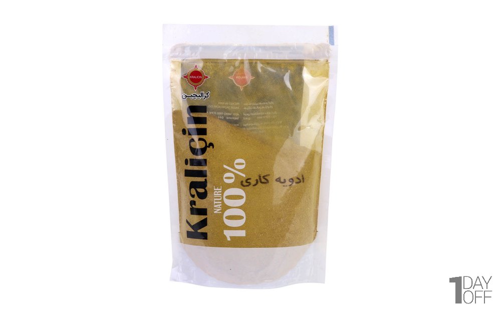  پودر ادویه کاری کرالیچین مقدار 400 گرم