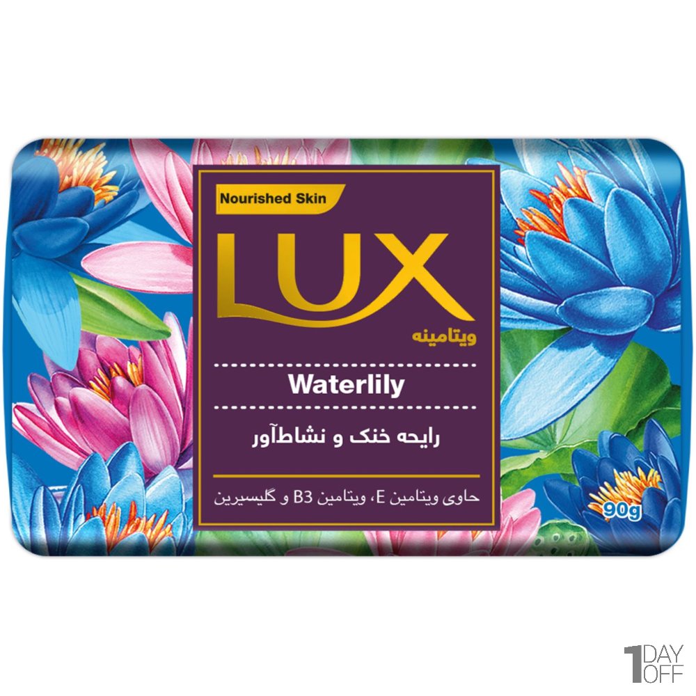 صابون لوکس (Lux) مدل Agua Sparkle مقدار 90 گرم
