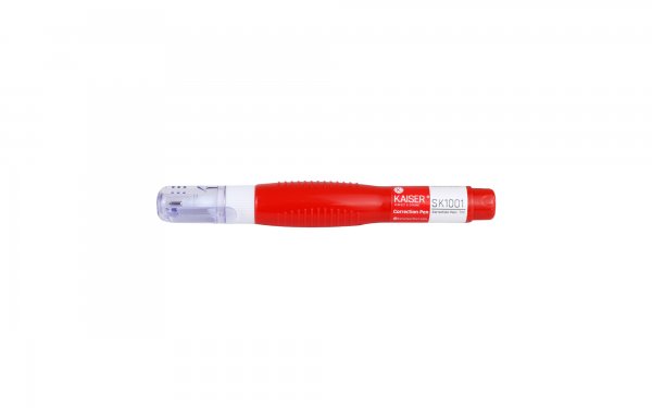 غلط‌گیر قلمی کایزر (KAISER) رنگ قرمز مدل SK1001 مقدار 7 میلی‌لیتر