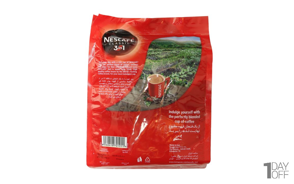 کافی‌میکس 3x1 کلاسیک نسکافه (NESCAFE) بسته 20+2 عددی 