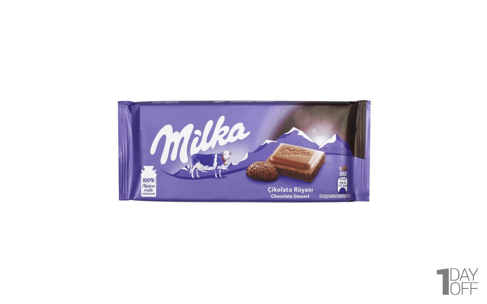 دسر شکلاتی میلکا (MILKA) مقدار 100 گرم
