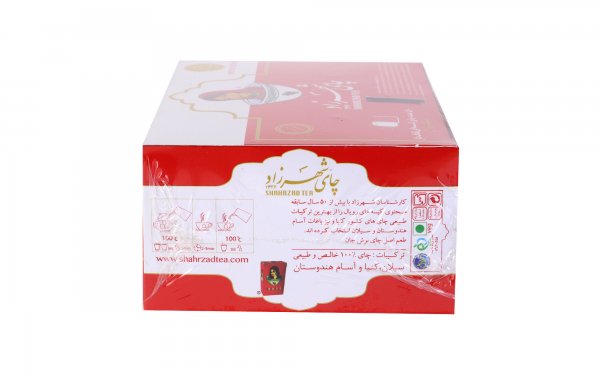 چای کیسه‌ای لفاف‌دار 50 عددی شهرزاد
