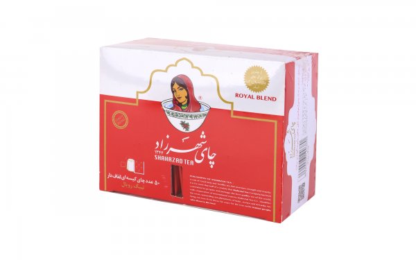 چای کیسه‌ای لفاف‌دار 50 عددی شهرزاد