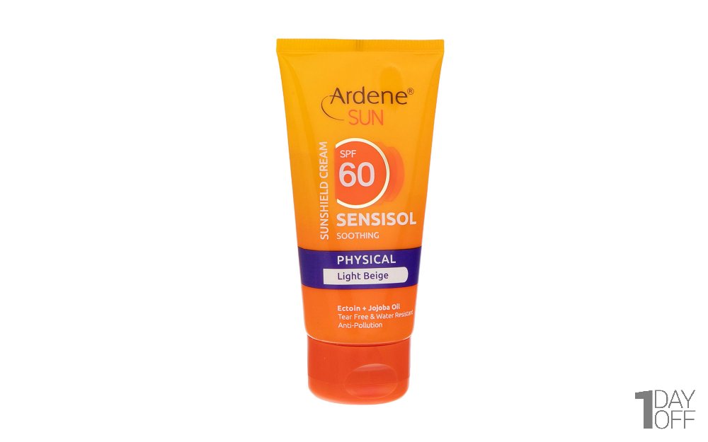 کرم ضدآفتاب SPF60 رنگی آردن مدل Light Beige مقدار 50 میلی‌لیتر