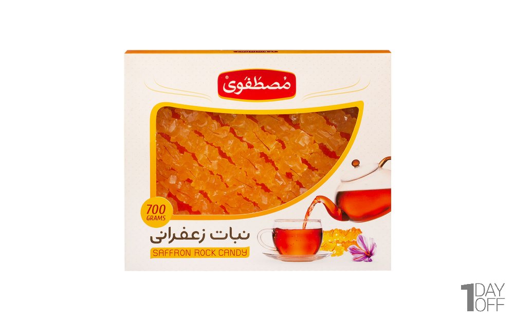 نبات زعفرانی شاخه‌ای مصطفوی مقدار 700 گرم