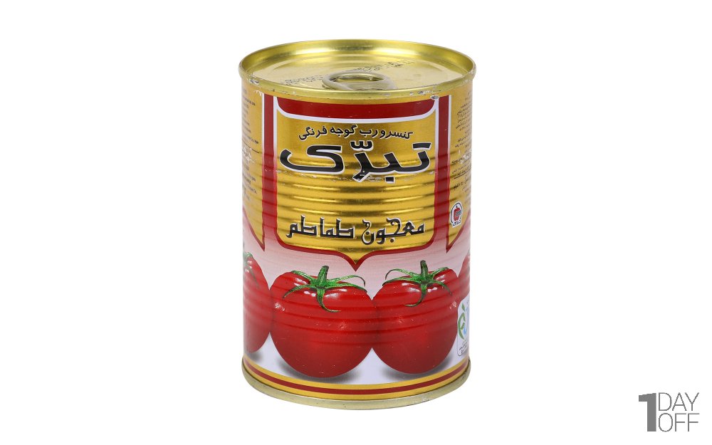 رب گوجه‌فرنگی تبرک مقدار 500 گرم