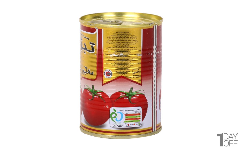 رب گوجه‌فرنگی تبرک مقدار 500 گرم