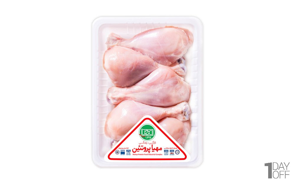 ساق ساده بدون پوست مرغ مهیا پروتئین مقدار 900 گرم