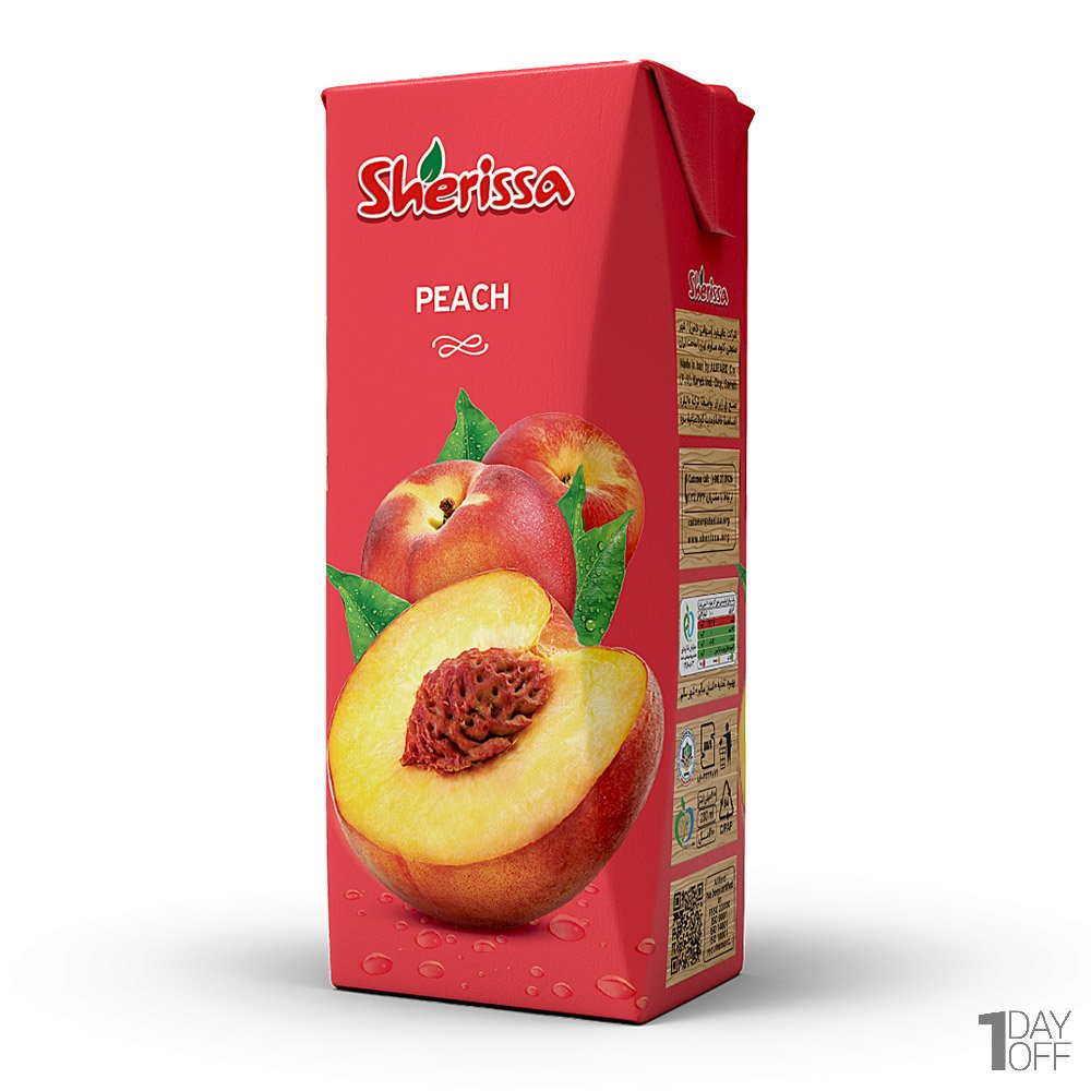 آبمیوه هلو شریسا سن‌ایچ مقدار 200 میلی‌لیتر