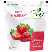 توت‌فرنگی منجمد نوبر سبز 400 گرم 