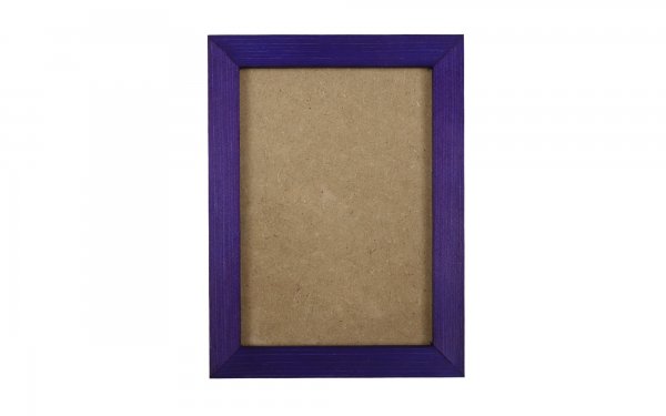 قاب عکس چوبی دست ساز ابعاد 15x20 سانتی‌متر رنگ بنفش