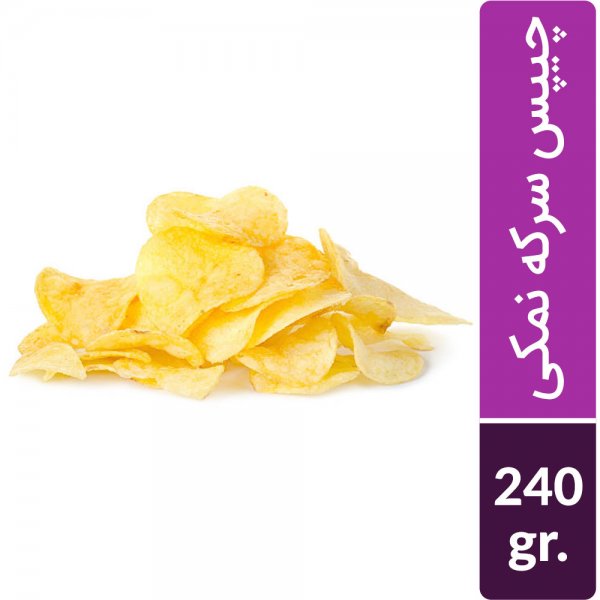 چیپس سنتی فله با طعم سرکه نمکی مقدار 240 گرم 