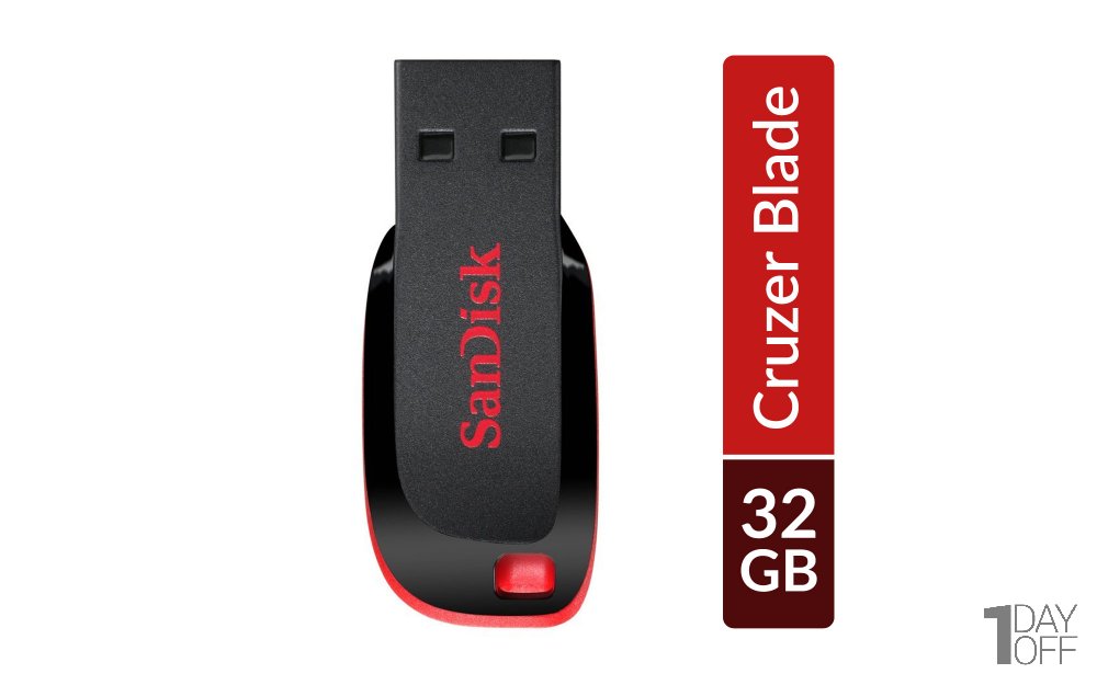  فلش مموری 32 گیگابایت سن دیسک (Sandisk) مدل Cruzer Blade
