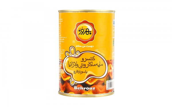 کنسرو مایه ماکارونی و لازانیا بهروز مقدار 415 گرم