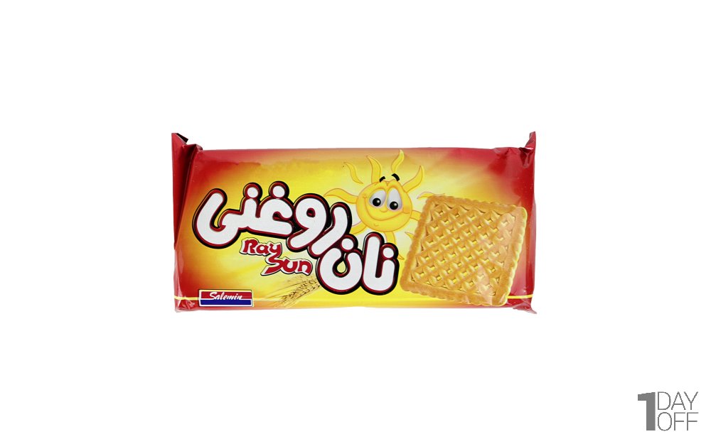 نان روغنی سالمین مقدار 65 گرم