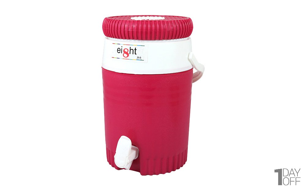 کلمن پلاستیکی ایت (Eight) رنگ بنفش شیر خروجی