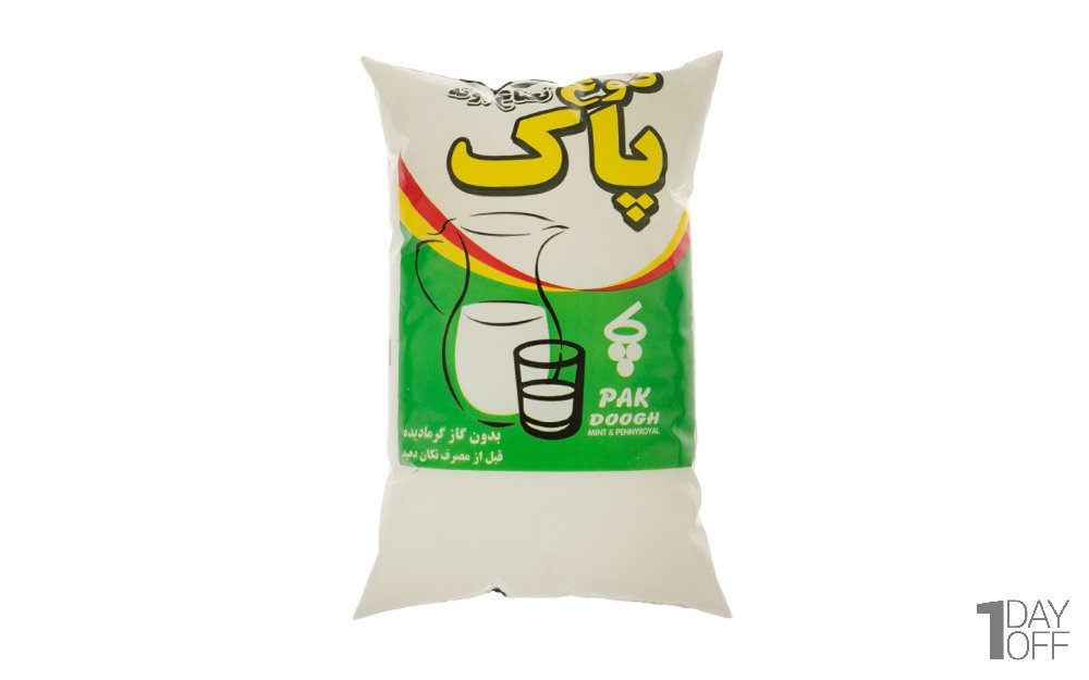 دوغ بدون گاز پاک مقدار 1 لیتر