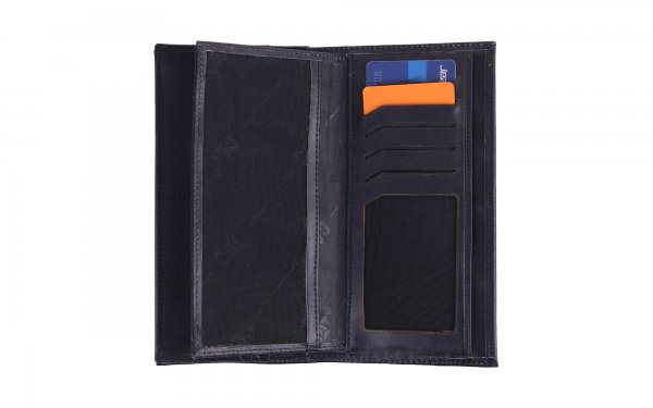 کیف پول چرم مشکی تتیس (TETIS) کد 00112