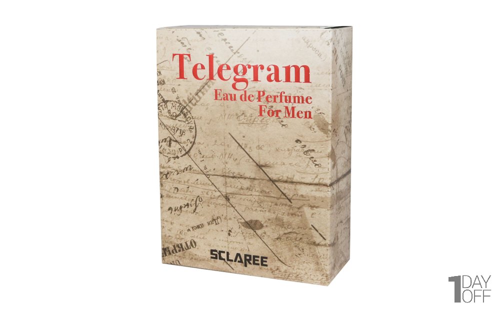 ادوپرفیوم مردانه اسکلاره مدل Telegram مشکی حجم 85 میلی‌لیتر 
