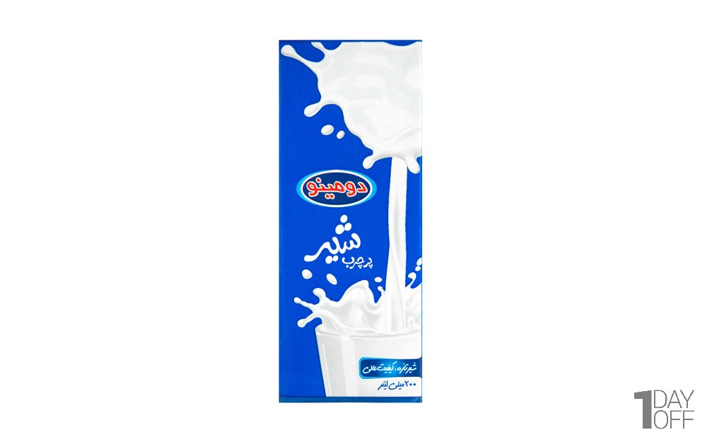 شیر پرچرب دومینو مقدار 200 میلی‌لیتر