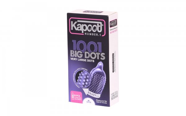کاندوم کاپوت (Kapoot) مدل 1001 Big Dots