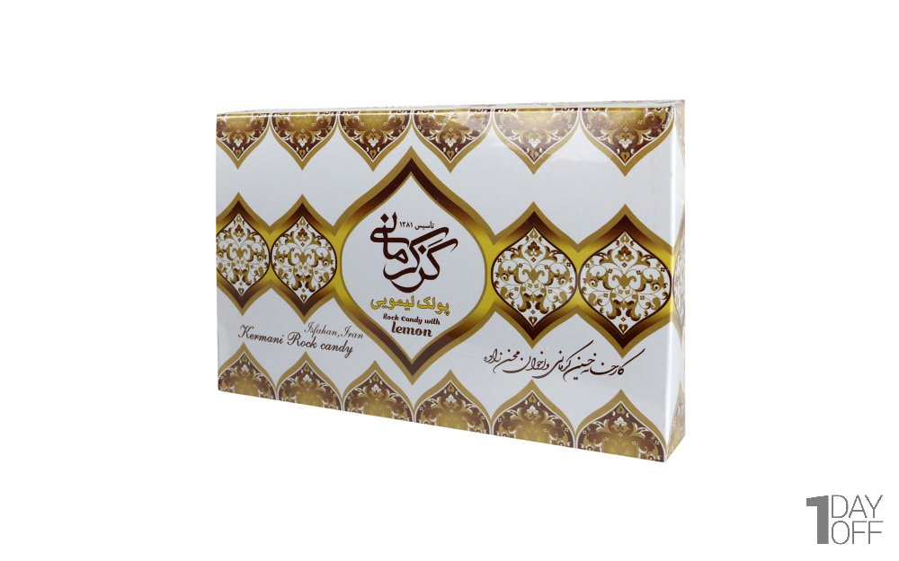 پولکی لیمویی کرمانی مقدار 450 گرم 