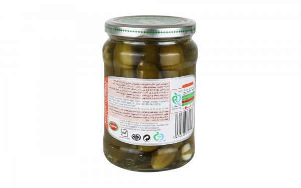 خیارشور درجه یک سحر مقدار 630 گرم
